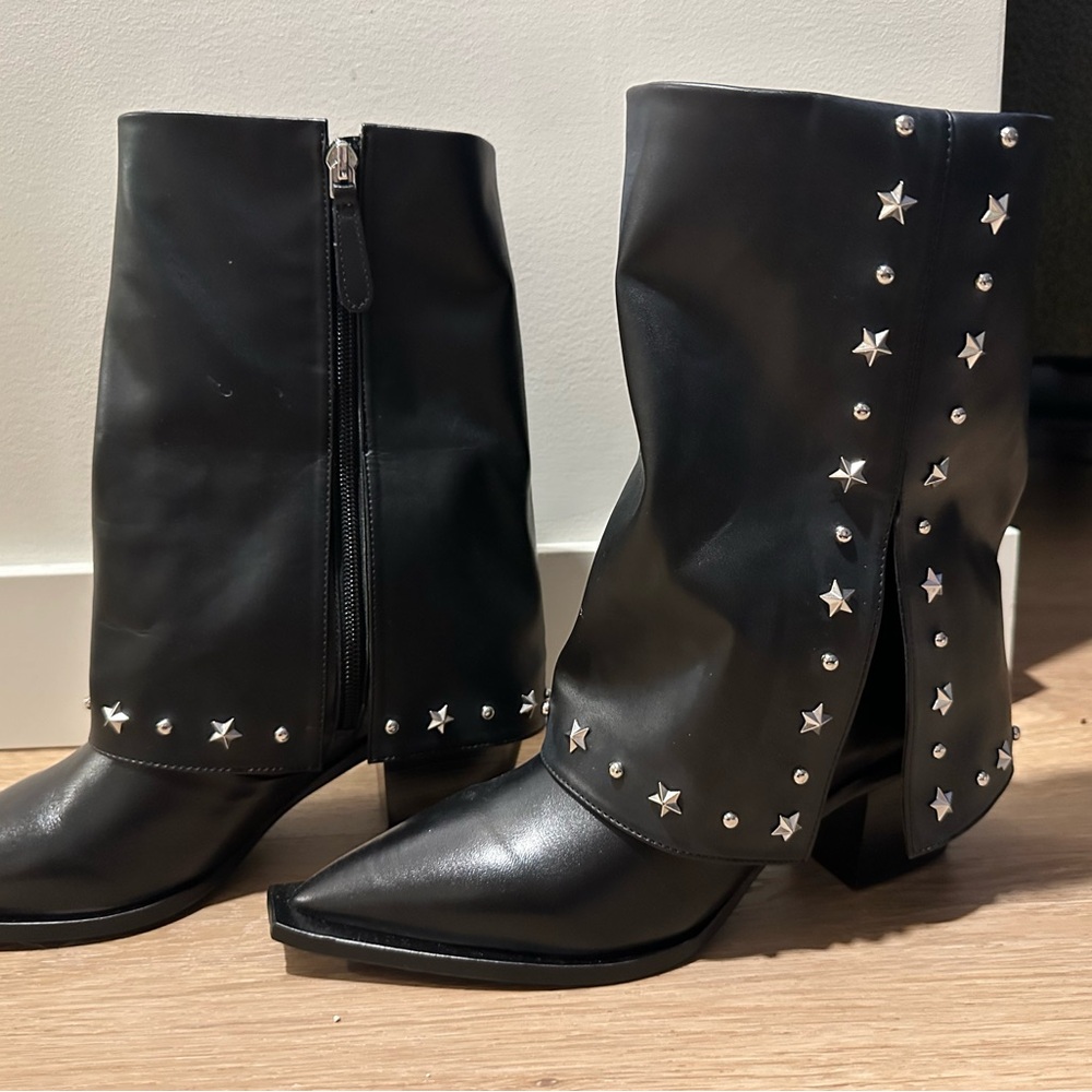 Vicenza Starry Eyed Fold Down Boots